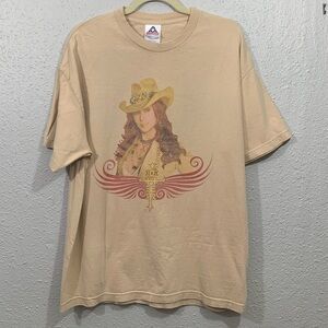 Cher Living Proof Tour 2003  Farewell Tour T-Shirt Crew Neck Double Sided sz XL